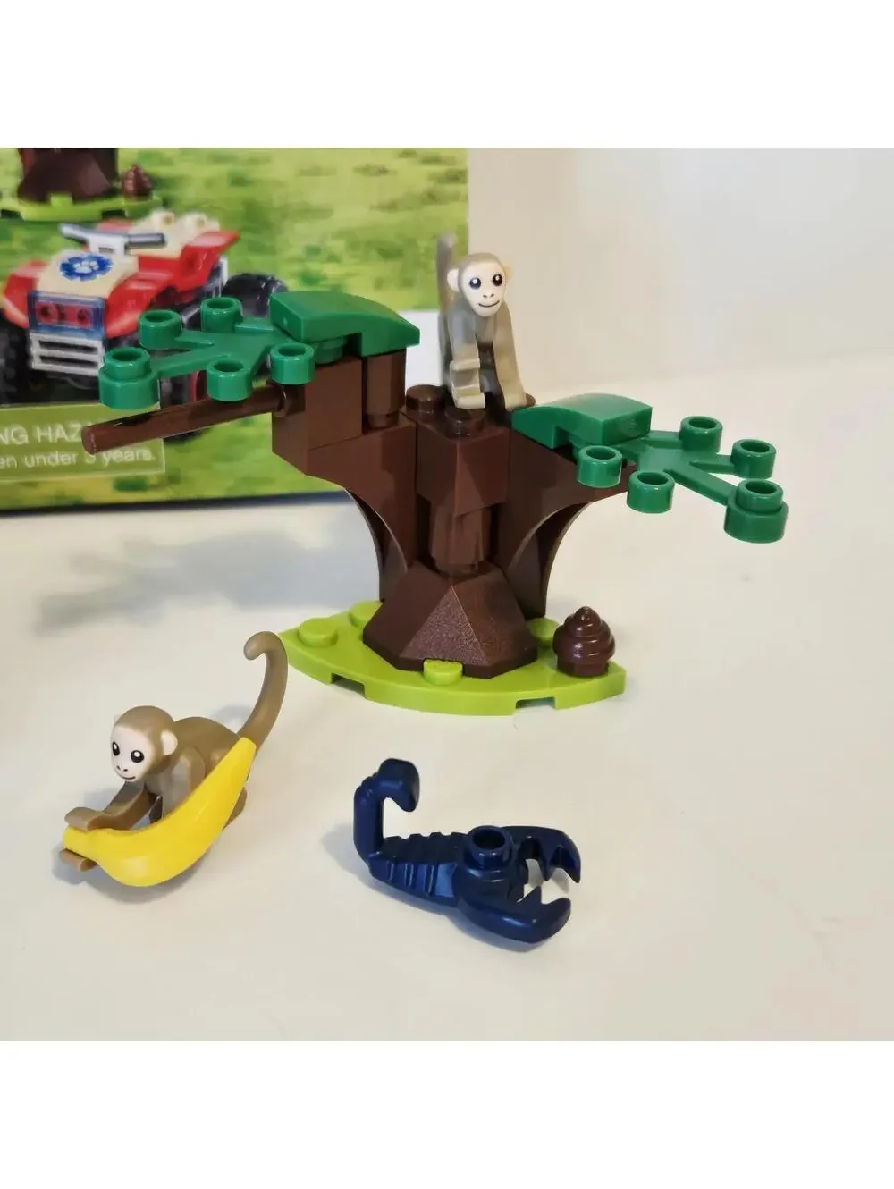 LEGO 60300 City Wildlife Rescue ATV, Drone, Tree, Monkeys, Scorpion, And Manuel